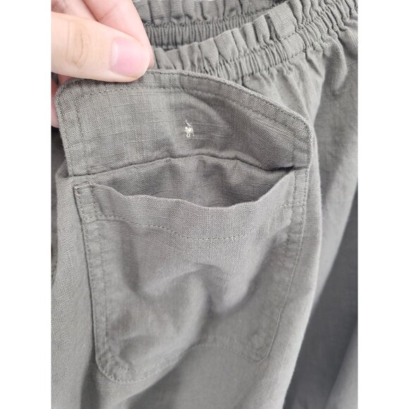 Arizona Jean Co Womens Green Button-Up Off-Shoulder Crop Top Size S - Picture 9 of 10